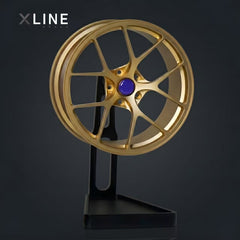 Rotatable Aluminum Alloy Wheel Hub Desktop Ornament