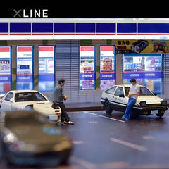 1:64 Precision Magnetic Drift Stage - DIY Miniature Race Track & Display Scene