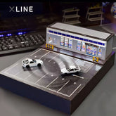 1:64 Precision Magnetic Drift Stage - DIY Miniature Race Track & Display Scene