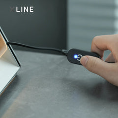 Xlinespace Minimalist Modern Metal Desk Lamp – Sleek Industrial Style for Bedroom, Office, and Living Room