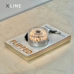 Xlinespace Creative Outdoor Camping LED Lamp - Rechargeable, Dimmable Mood Light & Night Light for Garden, Patio, and Outdoor Décor