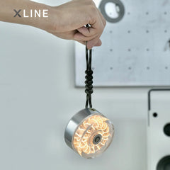 Xlinespace Creative Outdoor Camping LED Lamp - Rechargeable, Dimmable Mood Light & Night Light for Garden, Patio, and Outdoor Décor