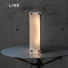 Xlinespace Modern Bedroom LED Floor Lamp - 8mm Double - Sided Frosted Acrylic, 15W jelly lamp