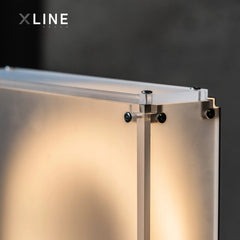 Xlinespace Modern Bedroom LED Floor Lamp - 8mm Double - Sided Frosted Acrylic, 15W jelly lamp