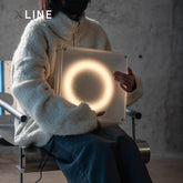 Xlinespace Modern Bedroom LED Floor Lamp - 8mm Double - Sided Frosted Acrylic, 15W jelly lamp