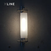 Xlinespace 304 Stainless Steel & 3mm Sandblasted Acrylic 3000K Indoor Wall Sconce – Sleek Modern Design