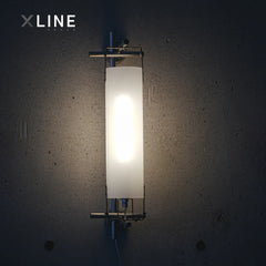 Xlinespace 304 Stainless Steel & 3mm Sandblasted Acrylic 3000K Indoor Wall Sconce – Sleek Modern Design
