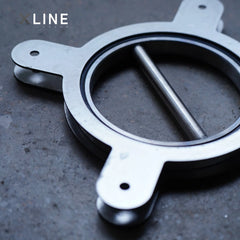 Xlinespace Pivot Door Pull Handle – 304 Stainless Steel Modern Hinge for Interior & Glass Doors