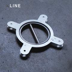 Xlinespace Pivot Door Pull Handle – 304 Stainless Steel Modern Hinge for Interior & Glass Doors