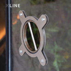 Xlinespace Pivot Door Pull Handle – 304 Stainless Steel Modern Hinge for Interior & Glass Doors