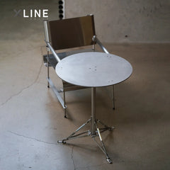 Xlinespace Aluminum Outdoor Side Table – Hydrogen-Coated Surface, Minimalist Design