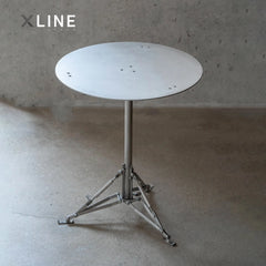 Xlinespace Aluminum Outdoor Side Table – Hydrogen-Coated Surface, Minimalist Design