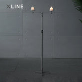 Xlinespace Galaxy II - Adjustable Floor Candle Holder – Dual Arm Aromatherapy Stand
