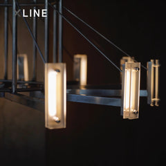 Xlinespace Industrial Pendant Light – Brushed Stainless Steel Hanging Lamp for Kitchen, Dining Room, Loft & Bar