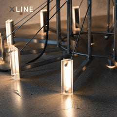 Xlinespace Industrial Pendant Light – Brushed Stainless Steel Hanging Lamp for Kitchen, Dining Room, Loft & Bar