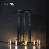 Xlinespace Industrial Pendant Light – Brushed Stainless Steel Hanging Lamp for Kitchen, Dining Room, Loft & Bar