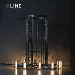 Xlinespace Industrial Pendant Light – Brushed Stainless Steel Hanging Lamp for Kitchen, Dining Room, Loft & Bar