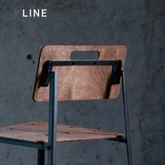 Xlinespace Marine Plywood Outdoor Chair with Backrest – Weatherproof Dining or Accent Chair for Patio & Living Room