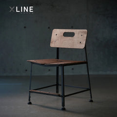 Xlinespace Marine Plywood Outdoor Chair with Backrest – Weatherproof Dining or Accent Chair for Patio & Living Room