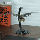 Xlinespace Mechanical Bird Desktop Sculpture – Unique Flying Bird Figurine for Home or Office Decor