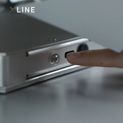 Xline space Modern Metal Tree Ambient Light,Handmade Designer Light with 3-Color Ambiance Modes