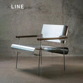 Xlinespace Modern Stainless Steel Frame Sofa – Minimalist Lounge Seating for Living Room or Office