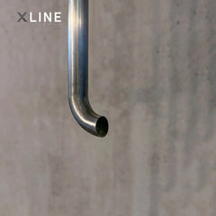 Xlinespace Pair of Stainless Steel Door Handles – Vibration Finish, Anti-Fingerprint