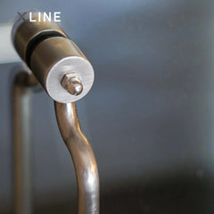 Xlinespace Pair of Stainless Steel Door Handles – Vibration Finish, Anti-Fingerprint