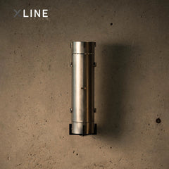 Xlinespace Wall Lamp Candle Holder – Gothic Industrial Metal Sconce for Pillar or LED Candles