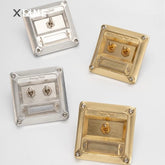 Xlinespace Vintage Single/Double Toggle Switch with Copper/Aluminum Panel