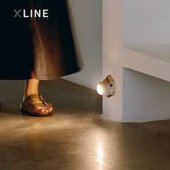 Xlinespace Sleek Polyhedral Cast Aluminum LED Wall Light – Modern Design for Hallways & Corridors