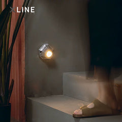 Xlinespace Sleek Polyhedral Cast Aluminum LED Wall Light – Modern Design for Hallways & Corridors