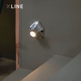 Xlinespace Sleek Polyhedral Cast Aluminum LED Wall Light – Modern Design for Hallways & Corridors