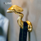 Xlinespace Vintage Brass Mushroom Wall Hook – Creative Retro Decorative Hanger