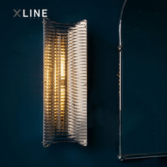 Xlinespace Modern Acrylic Wall Sconce, Creative Ambient Lighting for Hallway, Living Room, Vanity Mirror