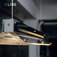 Xlinespace Modern Acrylic Chandelier, Creative Decorative Pendant Light for Dining Room, Kitchen, and Study