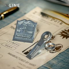 Xlinespace Vintage Brass & Iron Magnetic Clips for Files and Small Items