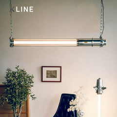 Xlinespace Retro Industrial Cast Aluminum Fluorescent Pendant Light