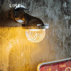 Xlinespace Modern Industrial Wall Sconce – Cast Aluminum Lamp for Bedroom, Hallway & Restaurant