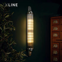 Xlinespace Glass Rod Wall Sconce – Ambient Lighting Fixture