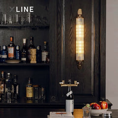 Xlinespace Glass Rod Wall Sconce – Ambient Lighting Fixture