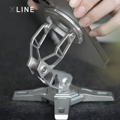 Xlinespace Aluminum MagSafe Adjustable Desktop Stand – Magnetic Foldable Phone Holder