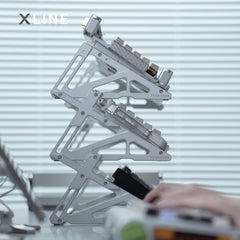 Xlinespace Premium Aluminum Keyboard Display Rack,Mechanical Keyboard Storage Stand