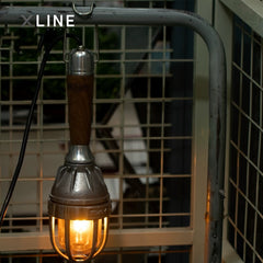 Xlinespace Cast Aluminum Utility Light, Handheld & Hanging Industrial Lamp