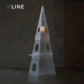 Xlinespace Acrylic Cat Tower with Soft Ambient Light