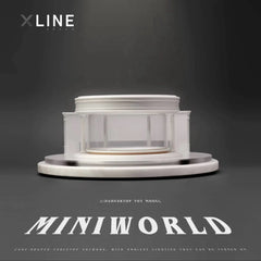 1:64 "Gallery 2.0" Luxury Display Stage, Natural Marble Base - Dimmable LED & Rotating Showcase