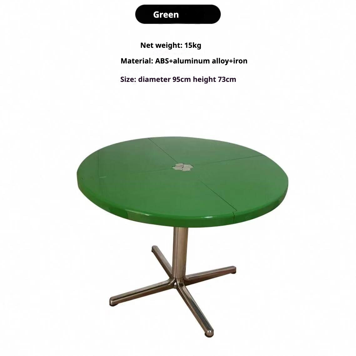 Xlinespace Foldable Round Table with Rolling Base – Space-Saving Multi-Form Design for Compact Living