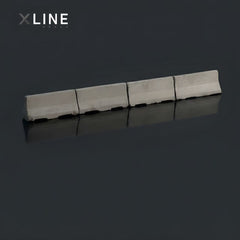 1:64 Miniature Concrete Road Barrier Set - 8-Piece Diorama Accessory Pack