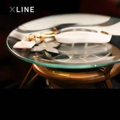 CNC Aluminum & Black Walnut Automotive Wheel Valet Tray