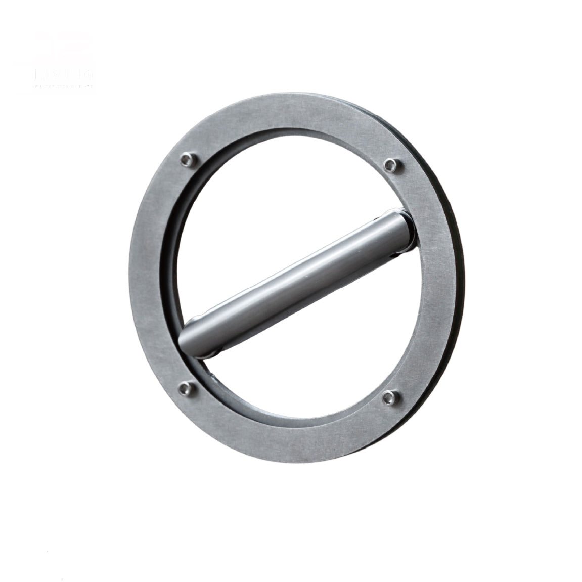 Xlinespace 304 Stainless Steel 360° Rotating Glass Door Handle – Industrial Style, Indoor & Outdoor Use